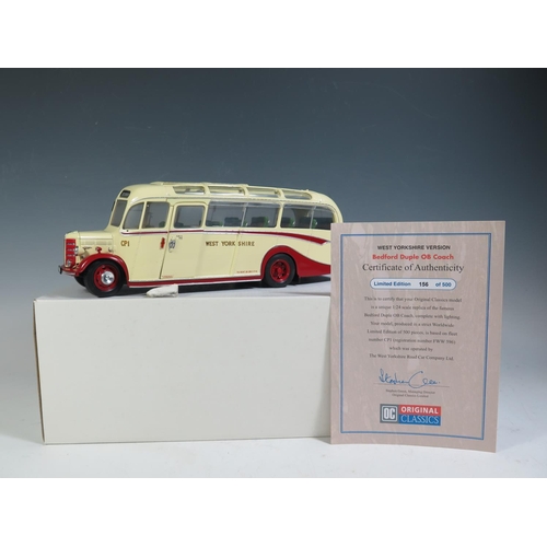 231 - An OC Original Classics 1:24 Scale The Famous Bedford Duple OB Coach - FWW 596 West Yorkshire. Appea... 