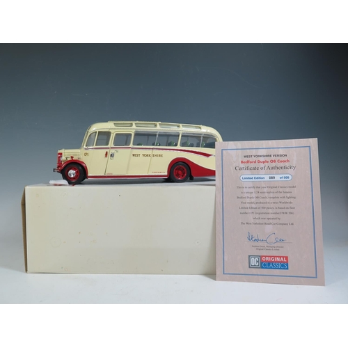 233 - An OC Original Classics 1:24 Scale The Famous Bedford Duple OB Coach - FWW 596 West Yorkshire. Appea... 