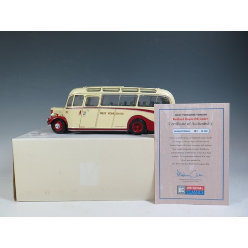 234 - An OC Original Classics 1:24 Scale The Famous Bedford Duple OB Coach - FWW 596 West Yorkshire. Appea... 