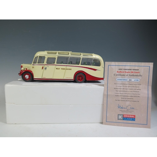 241 - An OC Original Classics 1:24 Scale The Famous Bedford Duple OB Coach - FWW 596 West Yorkshire. Appea... 