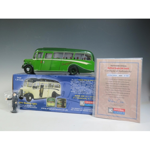 243 - An OC Original Classics 1:24 Scale The Famous Bedford Duple OB Coach - JCD 371 Southdown. Appears ve... 