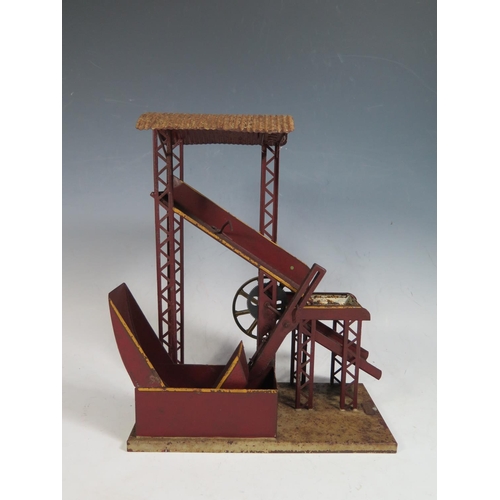 245 - A Scarce Bing (Germany) Tinplate Mechanical Gravel Elevator Sifter.