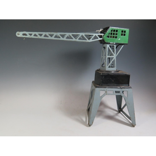 254 - A Tinplate Crane, Unknown Maker (46cm approx height).