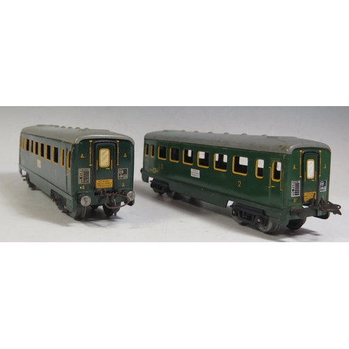 267 - A Pair of Tinplate Hornby O Gauge SNCF 