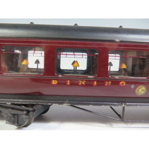 269 - An Exley Bassett Lowke O Gauge Tinplate Dining Car 