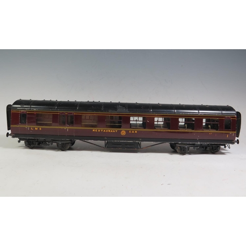 270 - An Exley Bassett Lowke O Gauge Tinplate Restaurant Car 