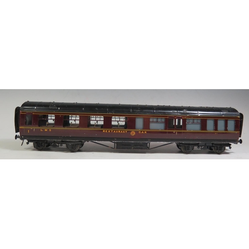 270 - An Exley Bassett Lowke O Gauge Tinplate Restaurant Car 