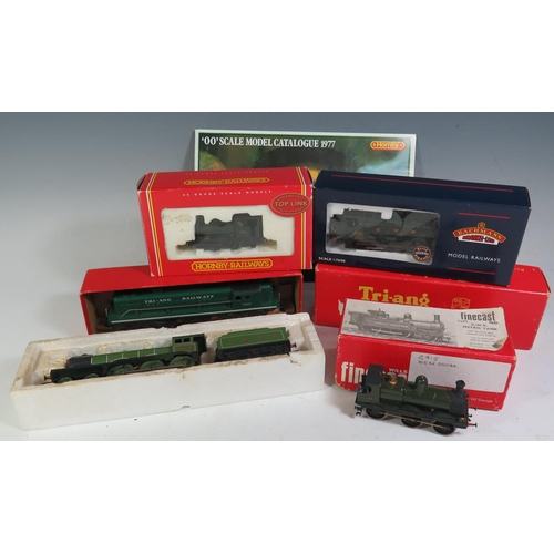 288 - Five Boxed OO Gauge Locomotives by Hornby, Triang, Bachmann and Wills Finecast plus a 1977 Hornby Ca... 