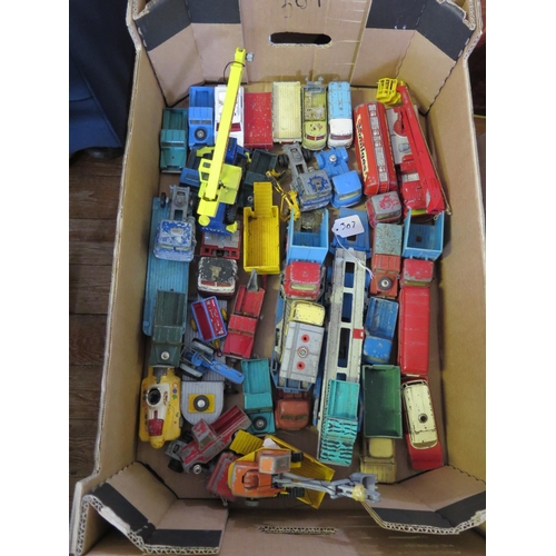 307 - A Collection of Play Worn Corgi Commercial Vehicles etc.