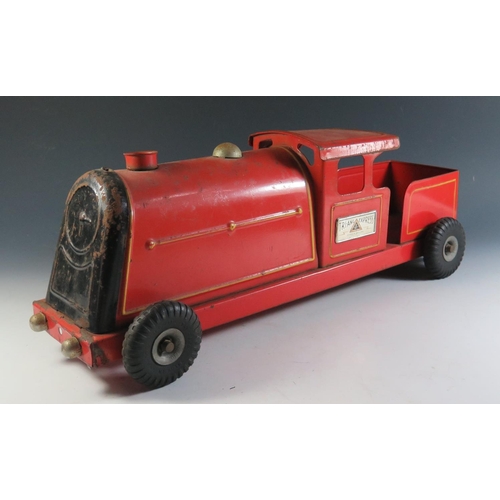 60 - A Large Triang Toys Tinplate Express Train (54cm approx).