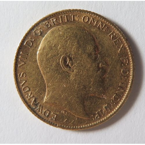 639 - A 1907 Gold Half Sovereign