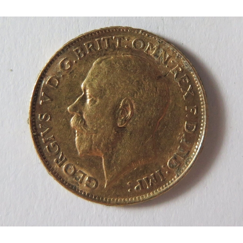 641 - A 1913 Gold Half Sovereign