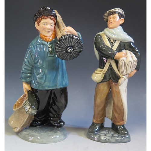 674 - Two Royal Doulton Figurines _ Newsboy HN2244 and Master Sweep HN2205