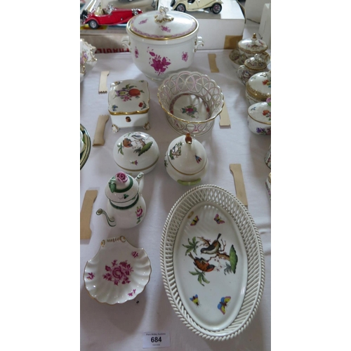 684 - A Collection of Herend Porcelain