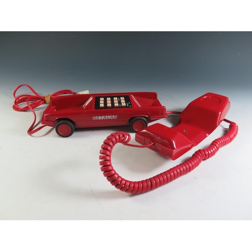 97 - An Unusual D.M. Baylin Trading Plastic Mercedes Sports Car Telephone Made in Hong Kong (22.5cm appro... 