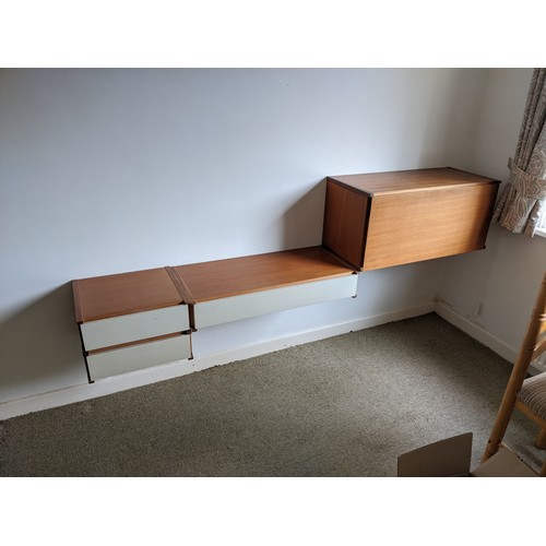 686 - Two 1970's Beaver & Tapley Floating Wall Units