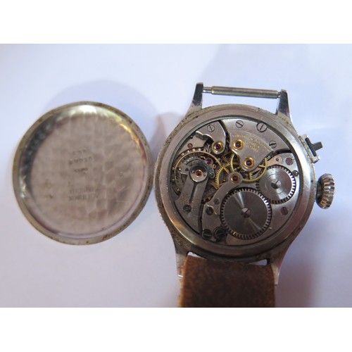 535B - A 1940's LONGINES Weems Pilot's Watch, the 15 jewel movement no. 6072588, 34mm case stamped 21008 / ... 