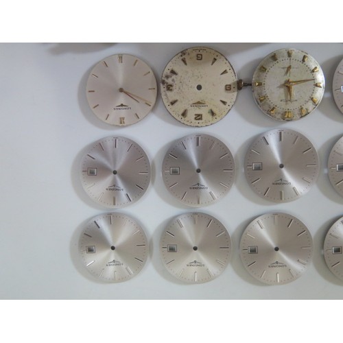 532D - A Selection of LONGINES Parts including movements and dials