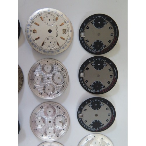 532F - A Selection of Brietling, Gallet, Orava, Girard-Perregaux and other Movements and Dials including Br... 