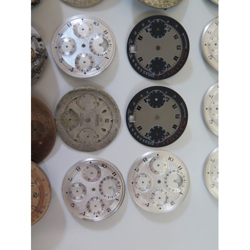 532F - A Selection of Brietling, Gallet, Orava, Girard-Perregaux and other Movements and Dials including Br... 