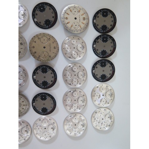 532F - A Selection of Brietling, Gallet, Orava, Girard-Perregaux and other Movements and Dials including Br... 