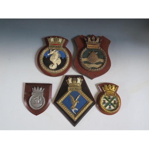 104 - Five Ship's Plaques