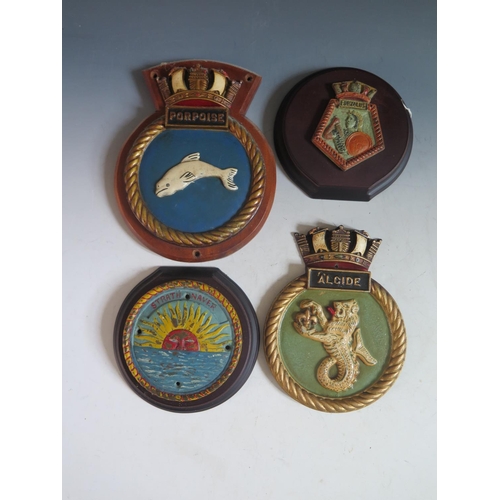 106 - Four Ship Plaques