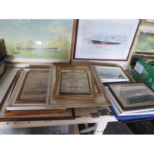 111 - A Selection of Maritime Related Oddments including Crossing The Line Certificates, Victory Queen Mar... 