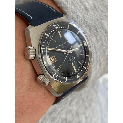 535A - A RARE JAEGER LECOULTRE E558 “DEEPSEA” MASTER MARINER VINTAGE COMPRESSOR DIVER WATCH. REF:E558 / Bar... 