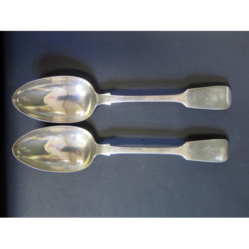 101 - A Pair of Victorian Silver Serving Spoons, Newcastle 1819, Reid & Sons (Christian Ker Reid, David Re... 