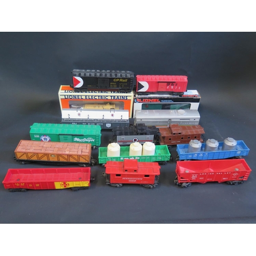 249 - A Collection of O Gauge Lionel Rolling Stock including 3 metal made and two boxed plus one K-Line. M... 