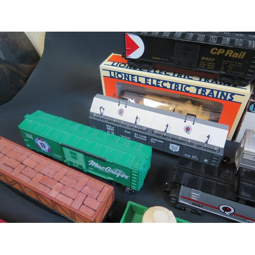 249 - A Collection of O Gauge Lionel Rolling Stock including 3 metal made and two boxed plus one K-Line. M... 