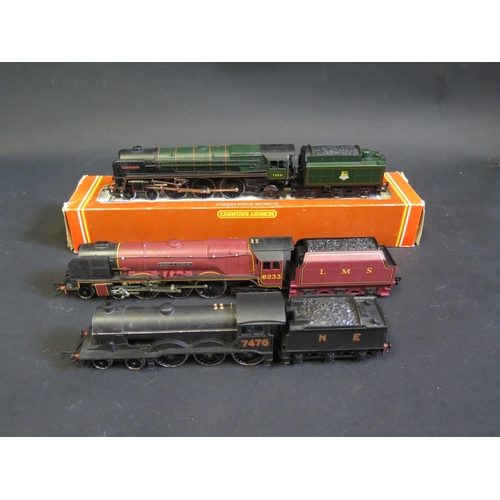 253 - Three Hornby OO Gauge Locomotives including R033 BR Class 7MT 'Morning Star' Boxed, R066 4-6-2 Coron... 