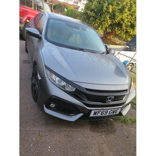 1 - A Honda Civic, 988cc (1.0 VTEC Turbo 126EX 5dr Hatchback), 857 miles! (this will have increaded slig... 