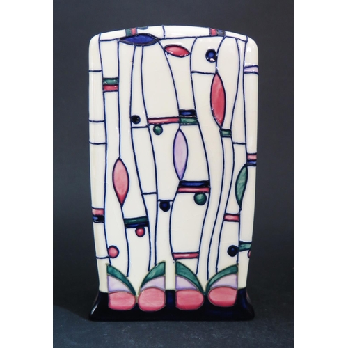 131 - A Modern Moorcroft Tribute to Rennie MacIntosh Clock 95, 16cm, cost £378