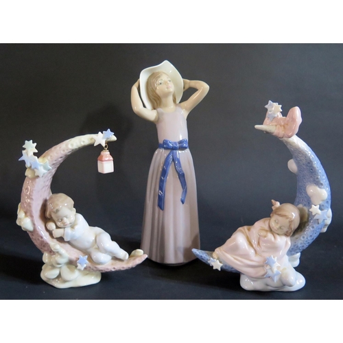 734 - Three Boxed Lladro Figurines