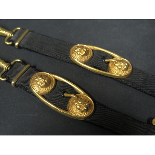 791 - A German Kriegsmarine Officer's Dagger Hanging Straps