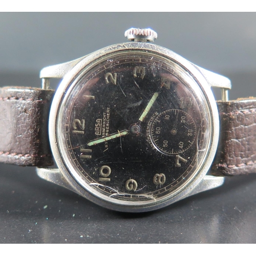 783I - A WWII German ARSA Service Watch, running