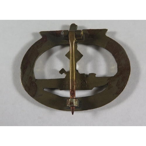 783f - A WWII German U-Boat Badge (Schwerin)