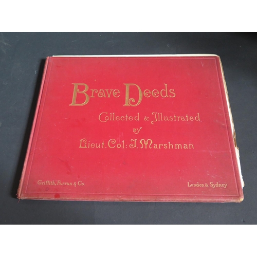 787b - Brave Deeds by Lieut. Col. J. Marshman, Griffith, Farran & Co.