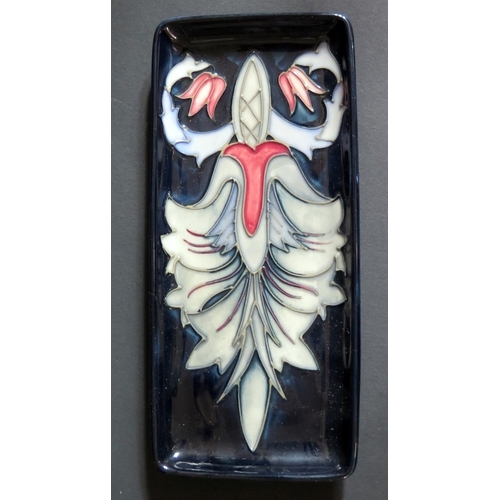 42 - A Modern Moorcroft Limited Edition Thistle Pin Dish 1995, boxed
