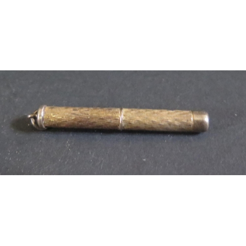 1063 - A Birmingham Silver Telescopic Toothpick, c. 47mm, 5.5g