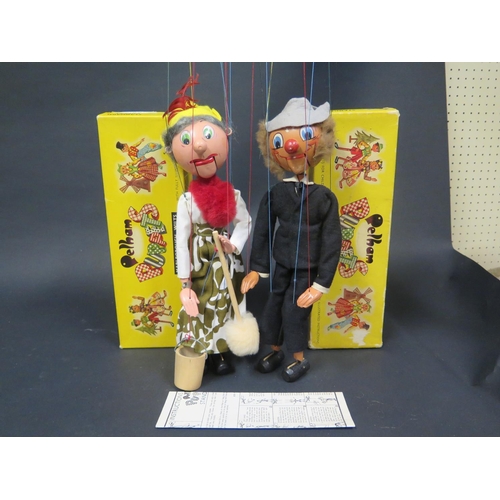 114 - A Pelham Puppet Old Man and Old Lady Type SM in Boxes