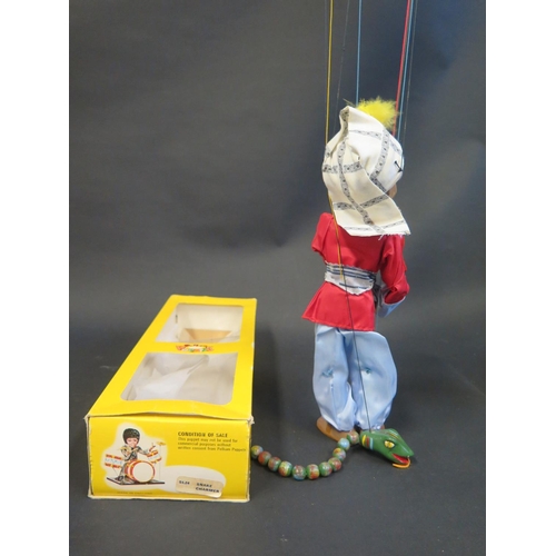 143 - A Pelham Puppet SL24 Snake Charmer in Box with Instructions