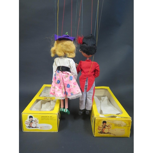 150 - A Pelham Puppet SS7 Mitzi and SS Fritzi in Boxes, one with Instructions