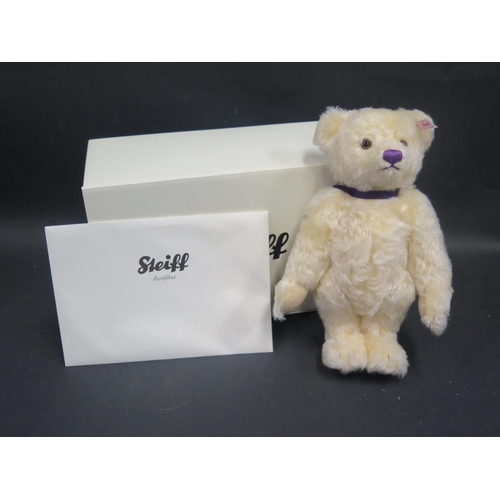 1574 - A Steiff Diamond Jubilee 27cm Teddy Bear, no.535, boxed with COA