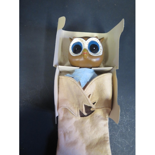 164 - A Scarce Pelham Glove Puppet G2 Owl in Box with Instructions