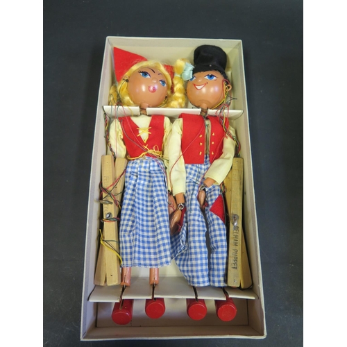 169 - A Scarce Pelham Puppets Twin-Pac. This Packaging Type is Seldom Seen. Box is complete but does have ... 