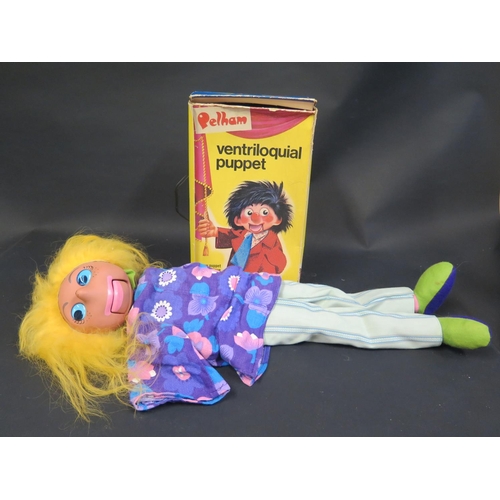 177 - A Pelham Ventriloquial (Ventriloquist) Puppet V5 Girl in Box