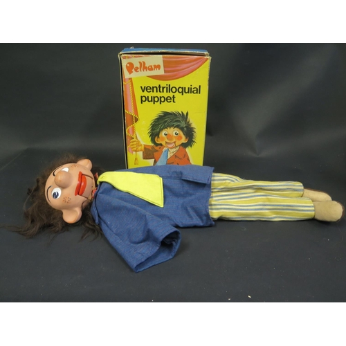 178 - A Pelham Ventriloquial (Ventriloquist) Puppet V4 Boy in Box